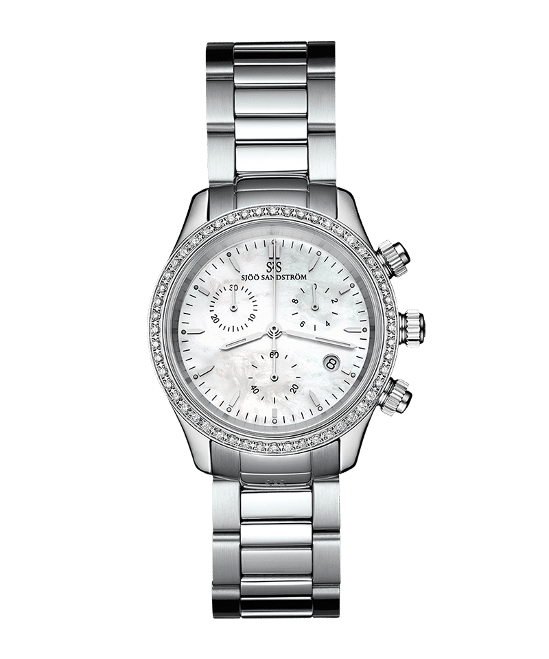 Sjöö Sandström Royal Steel Chronograph 35.5mm - 011003