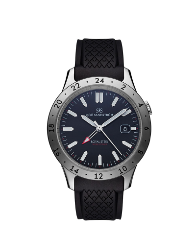 Sjöö Sandström Royal Steel Worldtimer 41mm - 019962