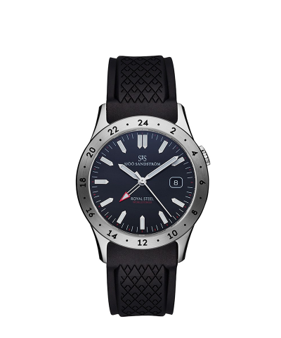 Sjöö Sandström Royal Steel Worldtimer 36mm - 020432