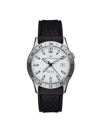 Sjöö Sandström Royal Steel Worldtimer 36mm - 020586
