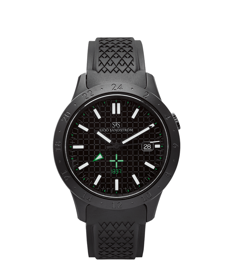 Sjöö Sandström Royal Steel Worldtimer 41mm - 020753