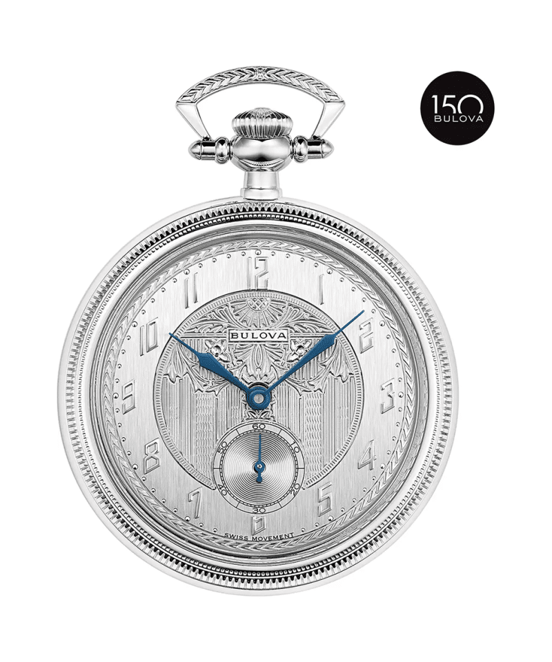 Bulova Art Deco Pocket Watch Limited Edition - 96A325