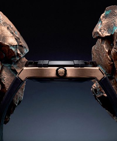 Alternative view of Maurice Lacroix Aikon-IC Frozen Carbon - AC6008-BRL20-730-2