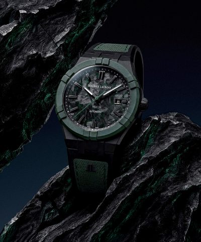 Alternative view of Maurice Lacroix Aikon-IC Frozen Carbon - AC6008-TTL50-630-2