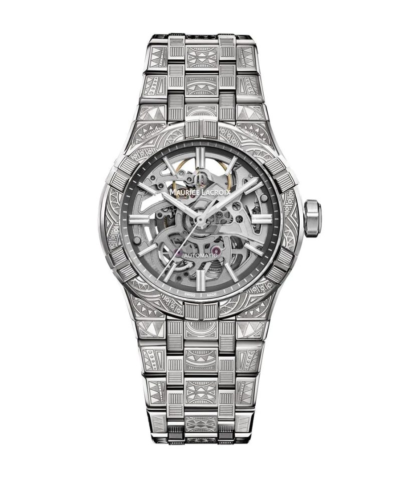 Maurice Lacroix Aikon Skeleton Urban Tribe 39mm - AI6007-SS009-030-1