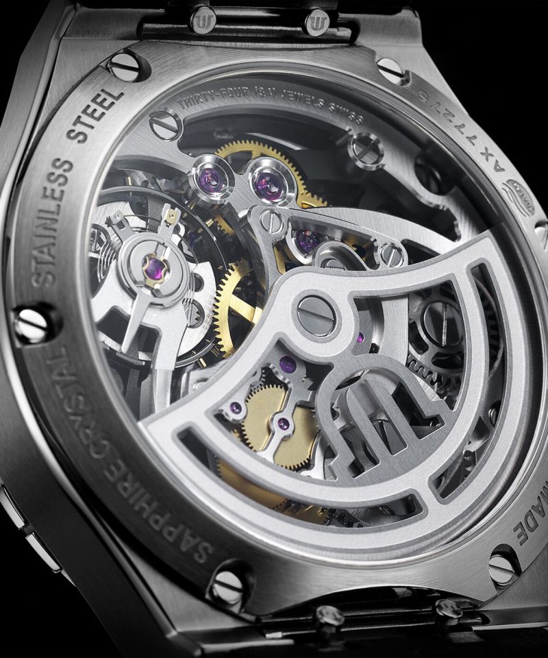 Alternative view of Maurice Lacroix Aikon Automatic Skeleton 45mm - AI6028-SS001-030-1