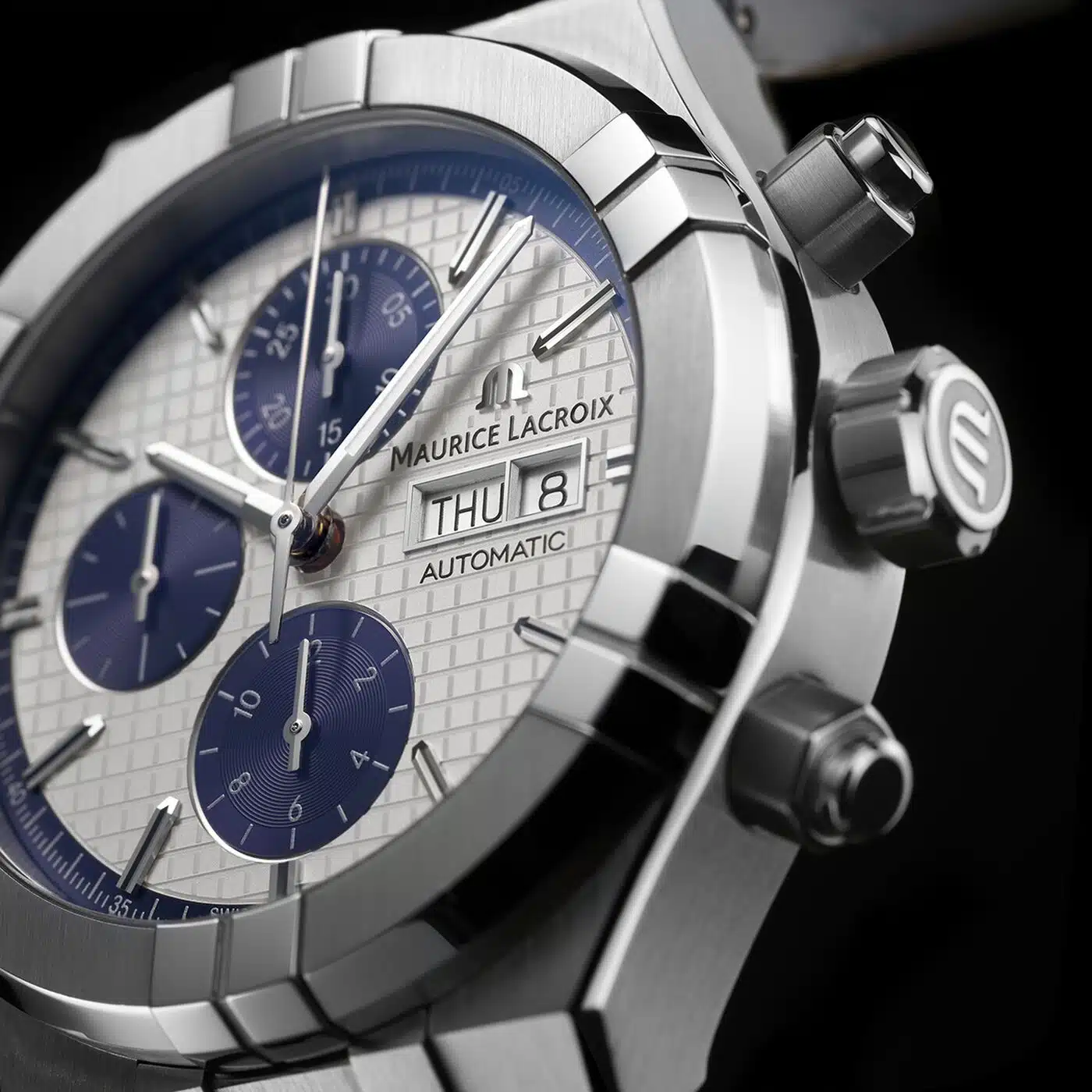 Maurice Lacroix Aikon Automatic Chronograph 44mm - AI6038-SS001-131-1 - Bilde 4