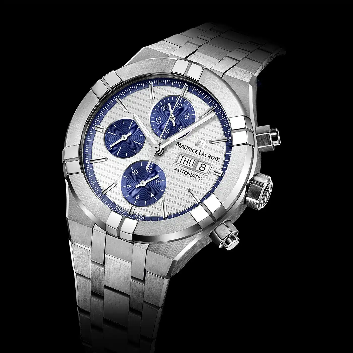Maurice Lacroix Aikon Automatic Chronograph 44mm - AI6038-SS002-131-1 - Bilde 3