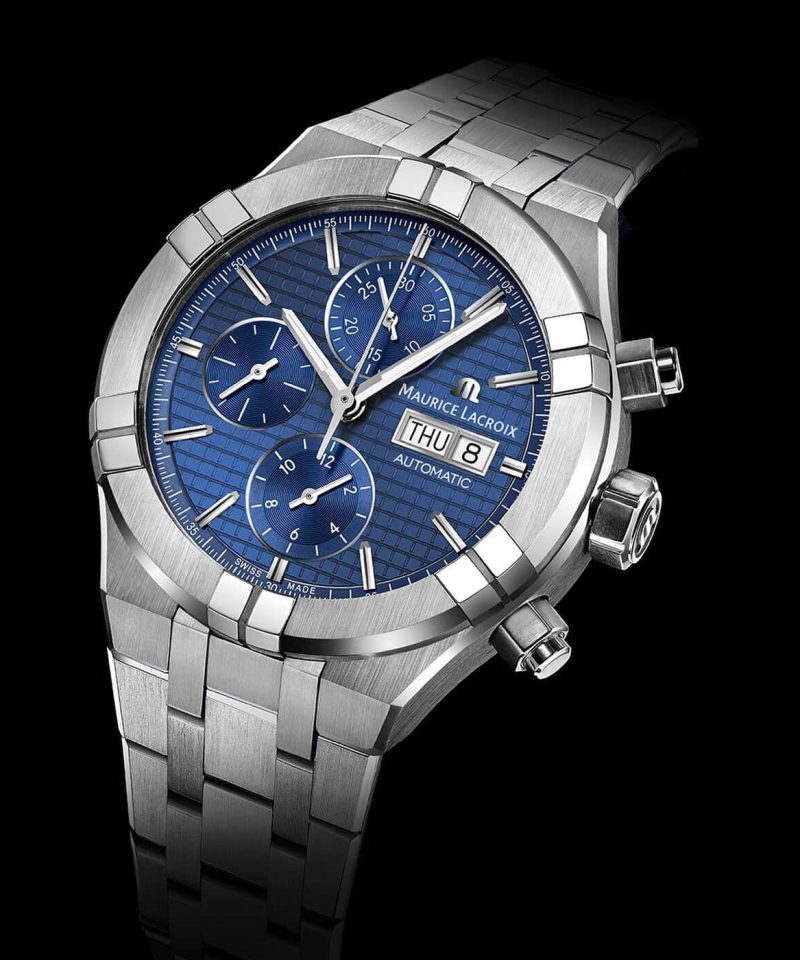 Alternative view of Maurice Lacroix Aikon Automatic Chronograph 44 mm  - AI6038-SS002-430-1