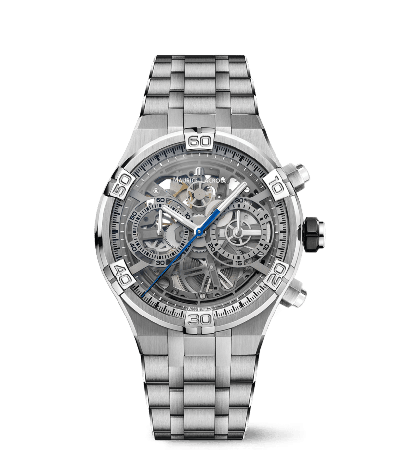 Maurice Lacroix Aikon Chronograph Skeleton - AI6098-SS002-090-1