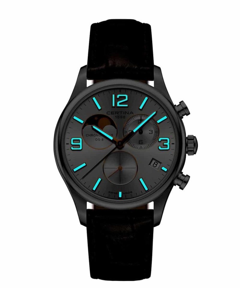 Alternative view of Certina DS-8 Moon Phase 42mm - C033.460.16.037.00