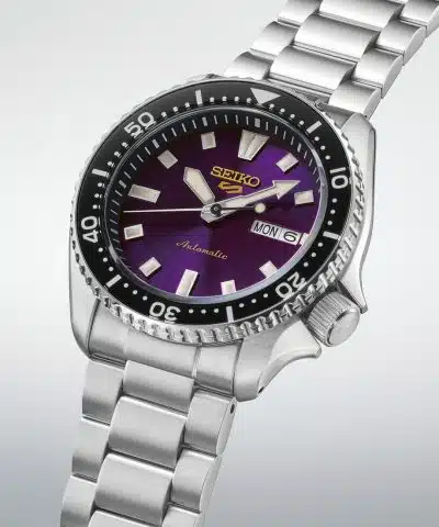 Alternative view of Seiko 5 Sports "SKX series" in Edo Purple 145th Anniversary Limited Edition 42mm - HDB003K1