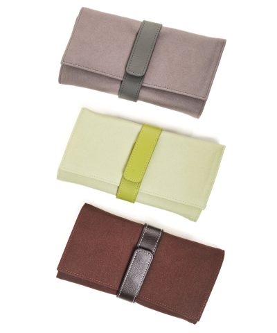 Alternative view of Leanschi jewellery travel pouch/grey