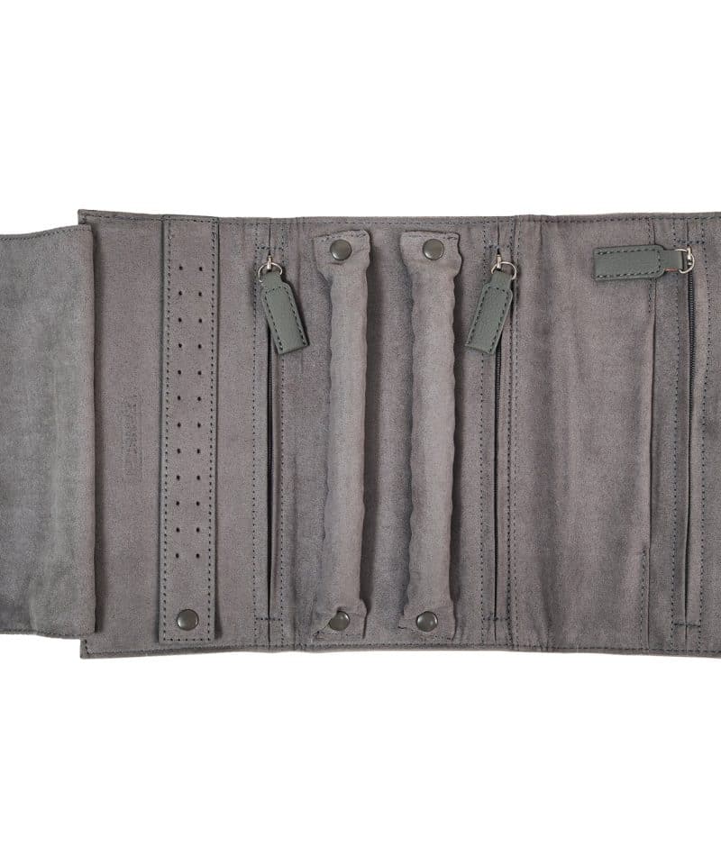 Alternative view of Leanschi jewellery travel pouch/grey