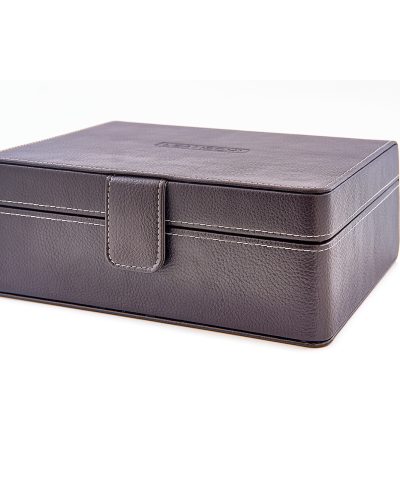 Alternative view of Leanschi 6 slot box/brown