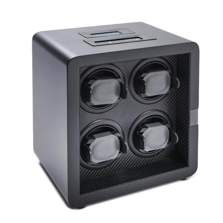 Leanschi watch winder 4 slots/black-black