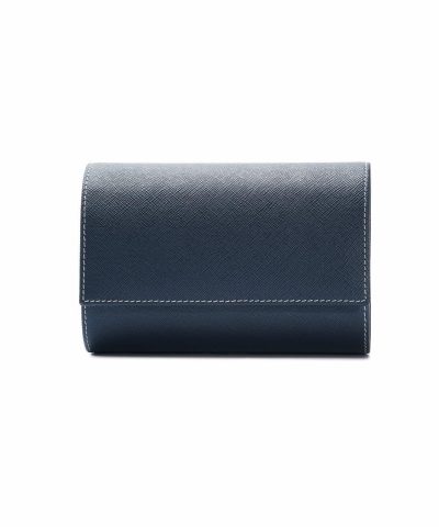 Alternative view of Leanschi 2 watch roll/blue leather