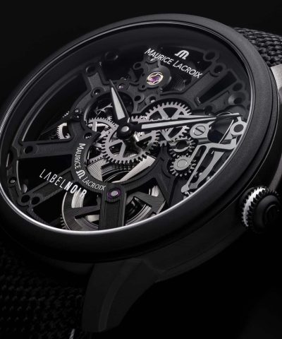 Maurice Lacroix MASTERPIECE Skeleton Label Noir 43mm - MP7228-DLB04-090-2 - Bilde 4