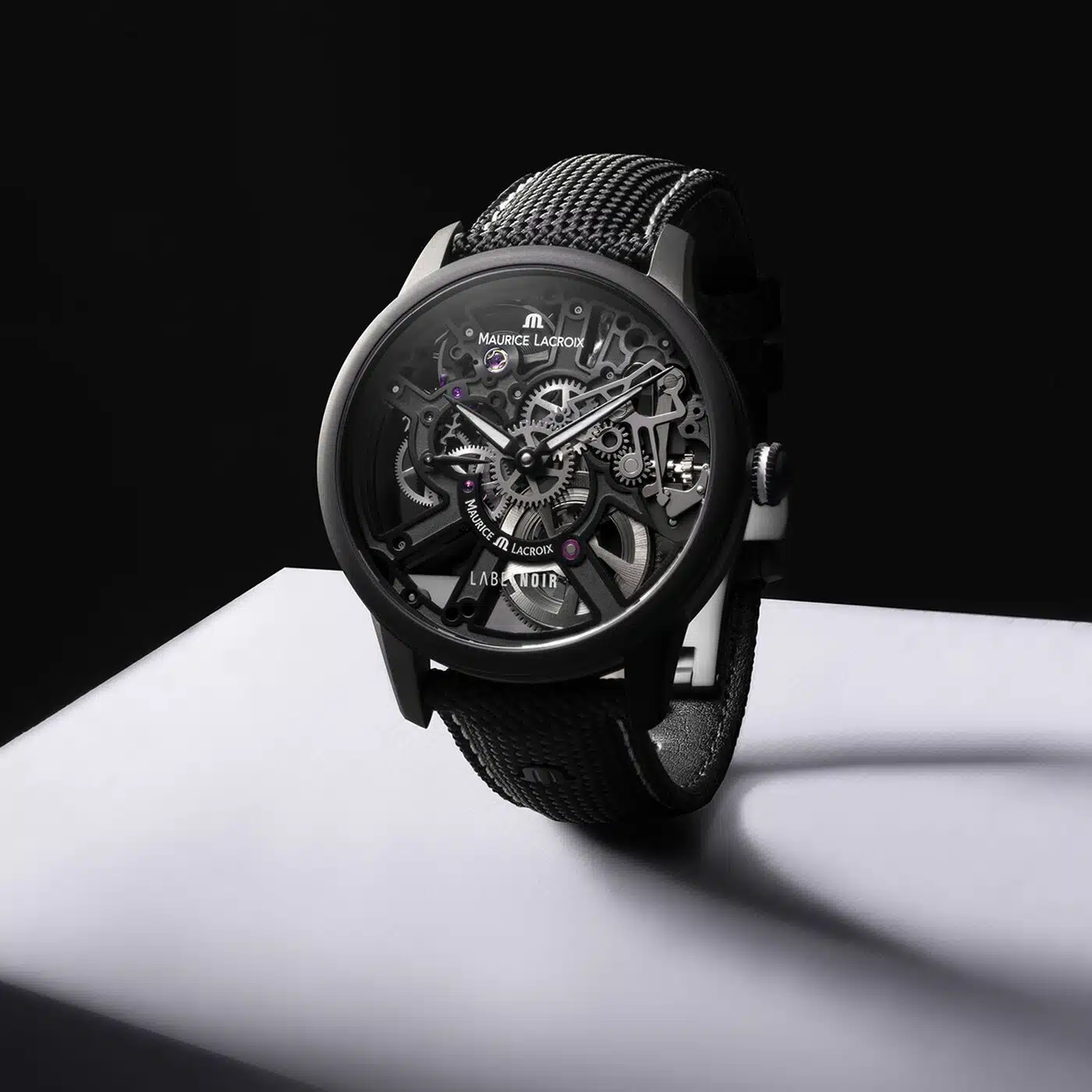 Maurice Lacroix MASTERPIECE Skeleton Label Noir 43mm - MP7228-DLB04-090-2 - Bilde 5