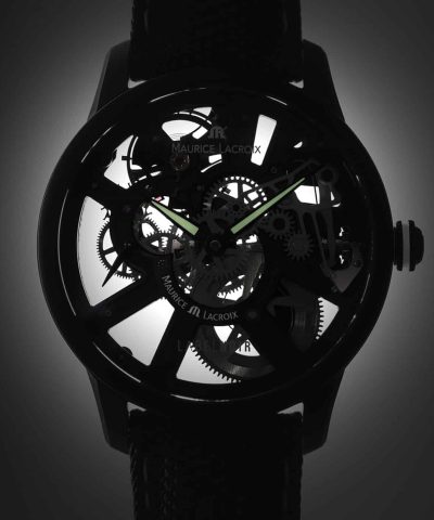 Maurice Lacroix MASTERPIECE Skeleton Label Noir 43mm - MP7228-DLB04-090-2 - Bilde 7