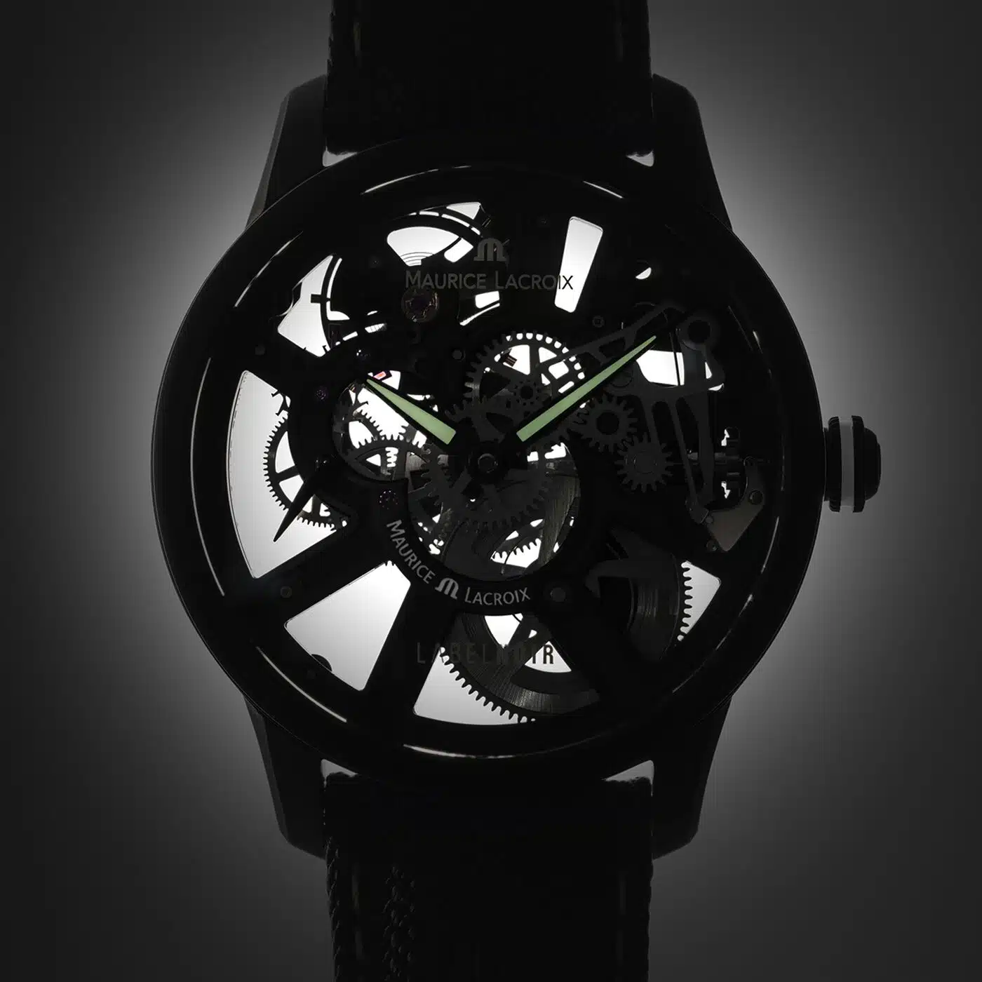Maurice Lacroix MASTERPIECE Skeleton Label Noir 43mm - MP7228-DLB04-090-2 - Bilde 7
