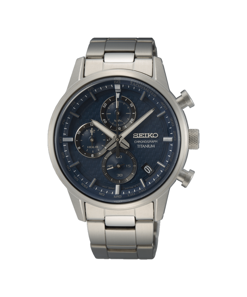 Seiko Quartz Titan Chronograph 41.6mm - SSB387P1