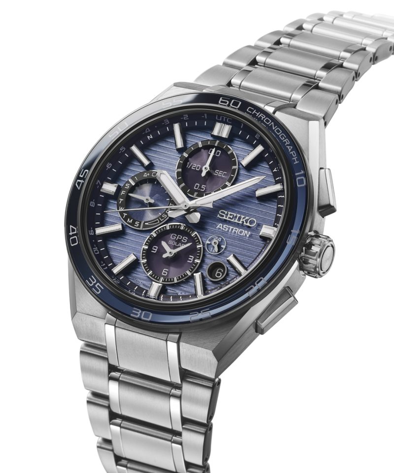 Alternative view of Seiko Astron GPS Solar Dual-Time Chronograph 44mm - SSH175J1