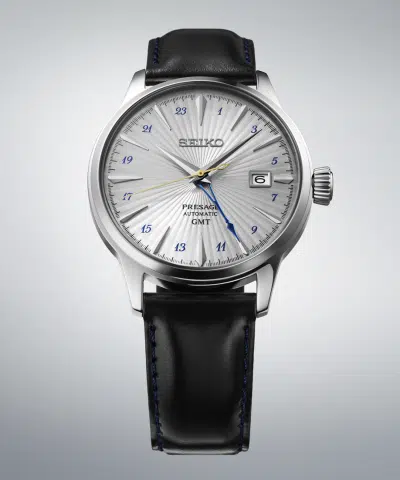 Alternative view of Seiko Presage Coctail Time GMT "Silver Bullet" 40.5mm - SSK049J1