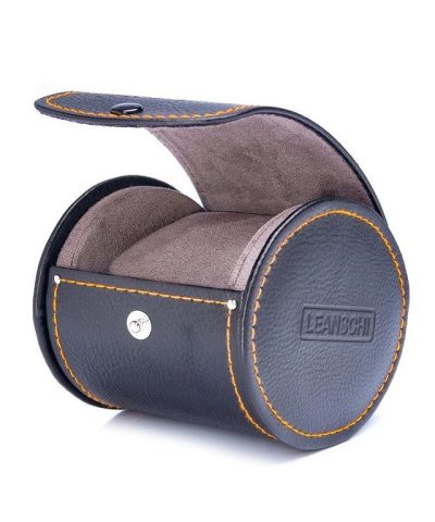Leanschi Oval transport pouch for 1 watch (classic-size) | black - Bilde 2